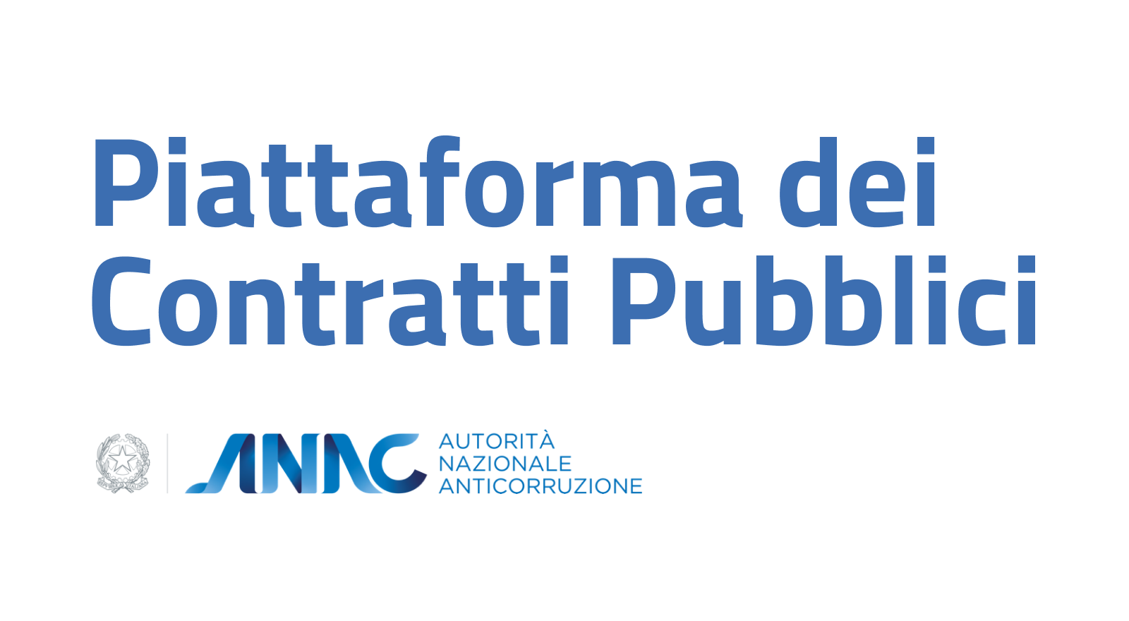 Piattaforma dei Contratti Pubblici Sito web